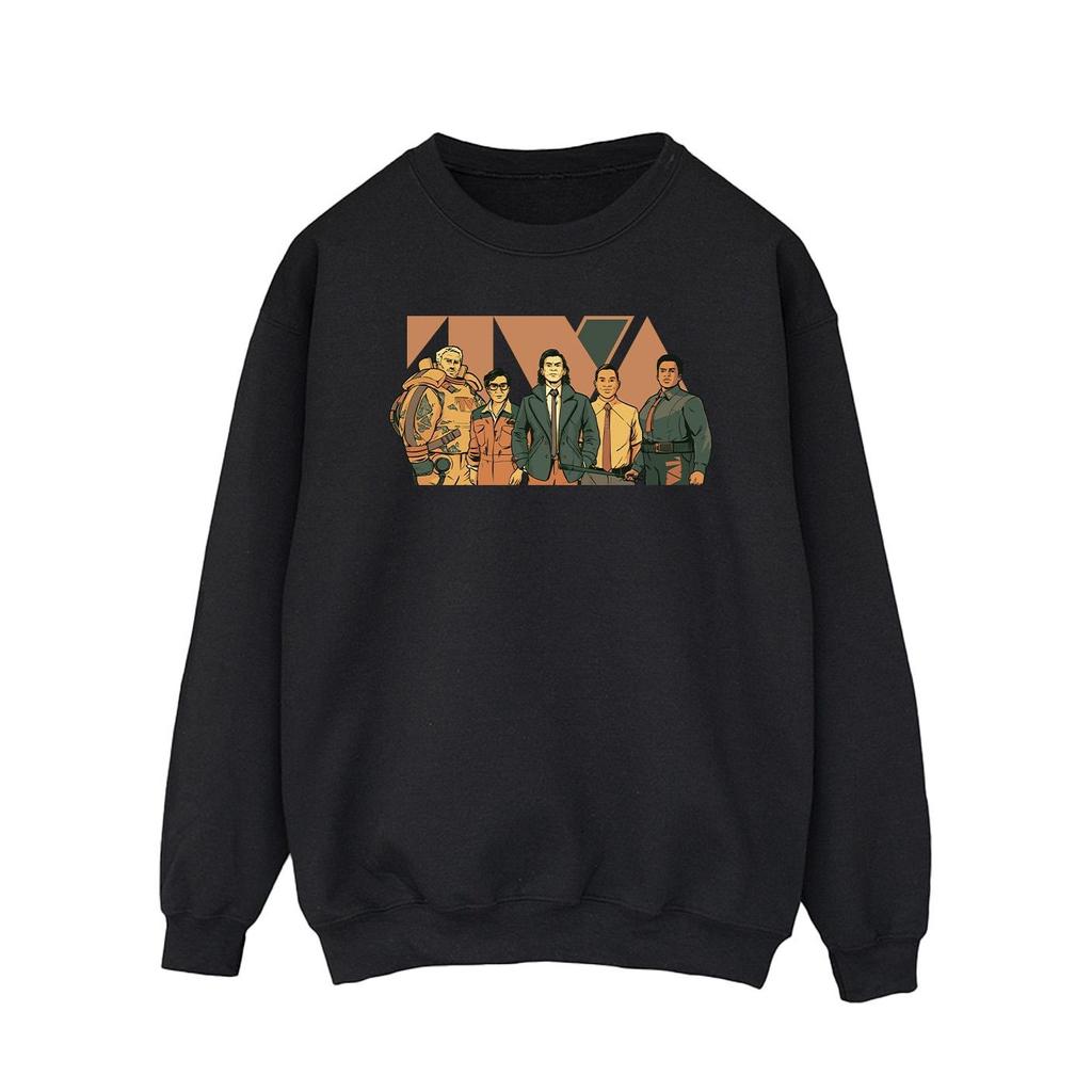 Marvel Mens Loki TVA Group Sweatshirt