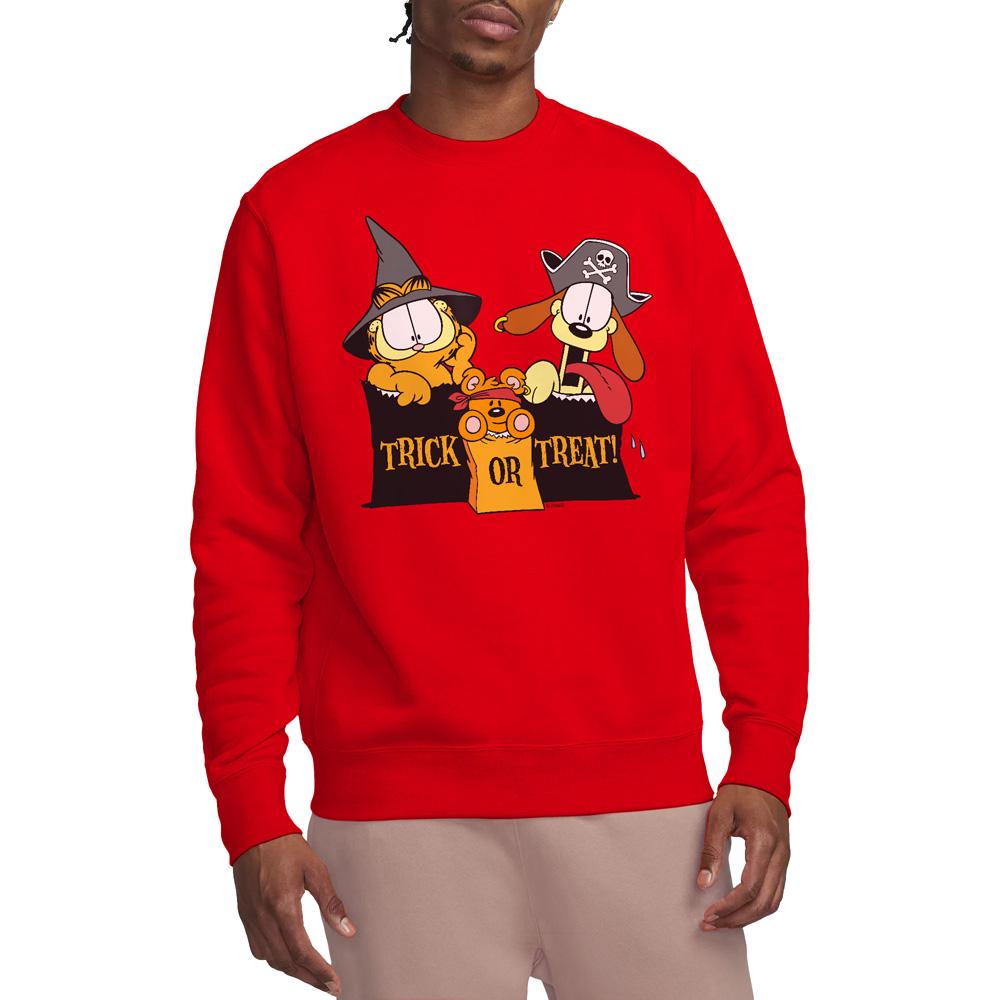 Garfield Unisex Adult Trick Or Treat Sweatshirt