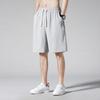 Men Shorts Elastic Waistband Drawstring Design Summer Sport Pants Ultra-Thin Ice Silk Fitness Short Pants
