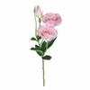 3 Heads Eustoma Artificial Flowers Multicolor Floral Arrangement Simulation Lisianthus Flower Photo Props Silk Petals