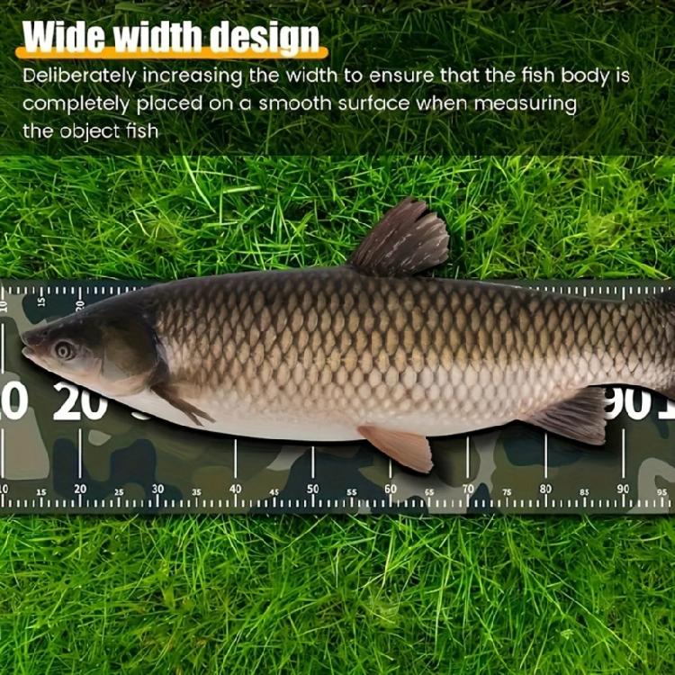 Fishing Essential Portable Fish Ruler Measurement Tool for Anglers Fishing Tape Measure Saltwater Fish Measuring Tape