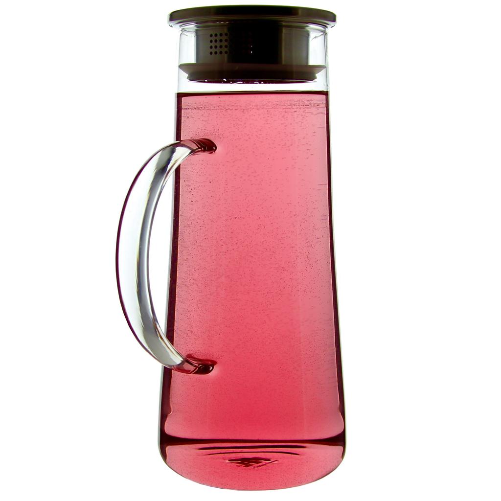 Glass Jug For Mulled Wine Tea Coffee Water Juice Lemonade 1.3L