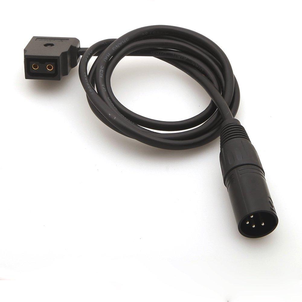 

Кабель-адаптер Eonvic Female to XLR 4 Pin Male D-TAP чёрный