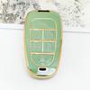 6 7 Buttons Tpu Car Key Cover Auto Shell Fob Case Keychain For Hyundai Santa Fe Tucson  Nexo Nx4 Atos Solaris Prime