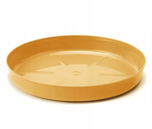 Mustard Plastic Pot Saucer
