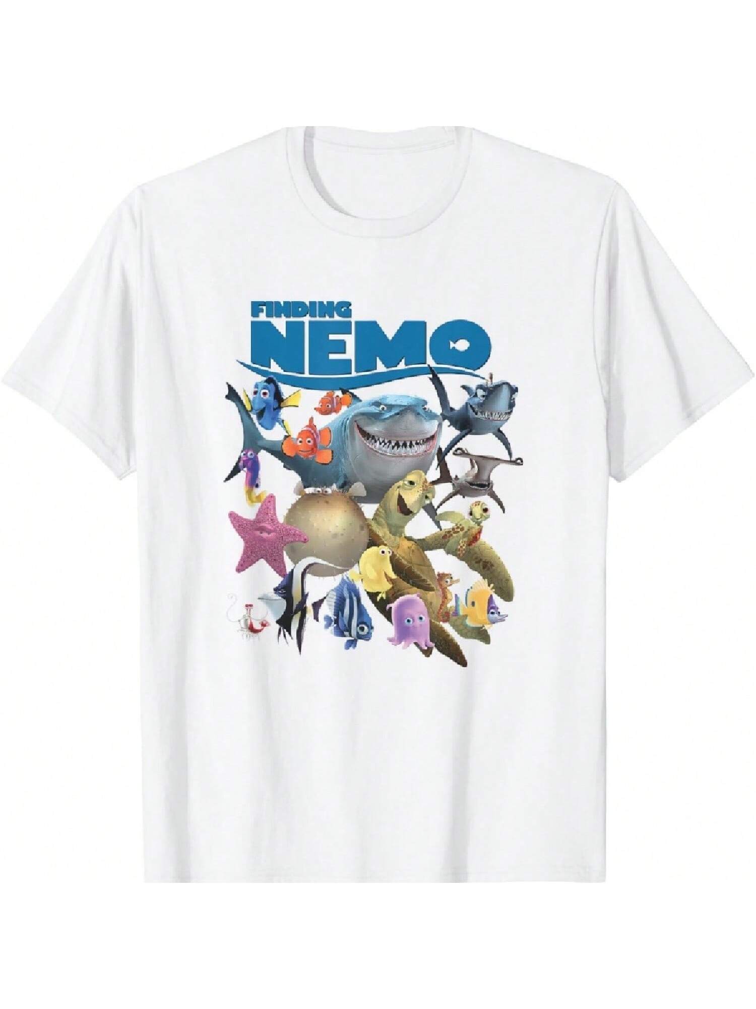 Pixar Iconic Characters Group Shot Logo T-Shirt S