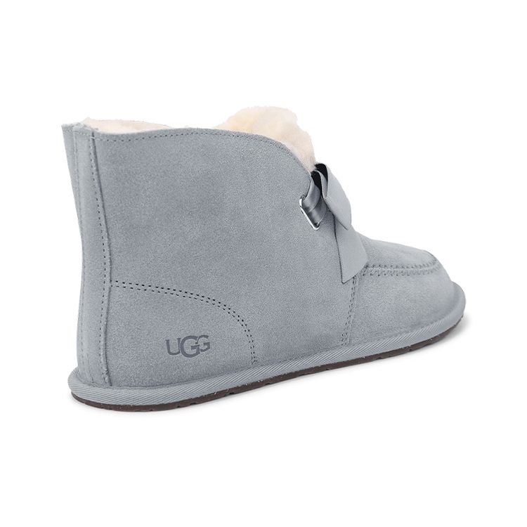 UGG Kallen Blonder Varm Sklisikker Rund Tå Plysjfôret Ankel Snøstøvler Dame Støvler Lysgrå 1119934-LGRY