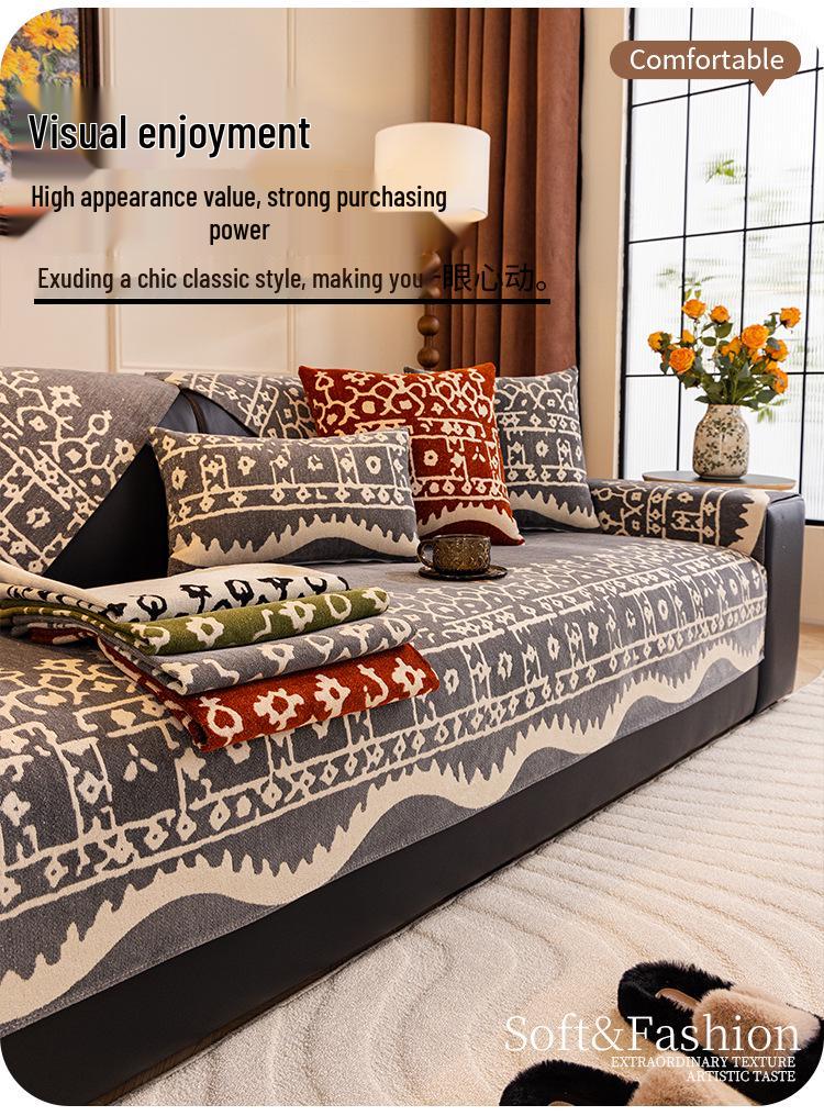 High-End All-Season Non-Slip Sofa Cushion Cover - 2026