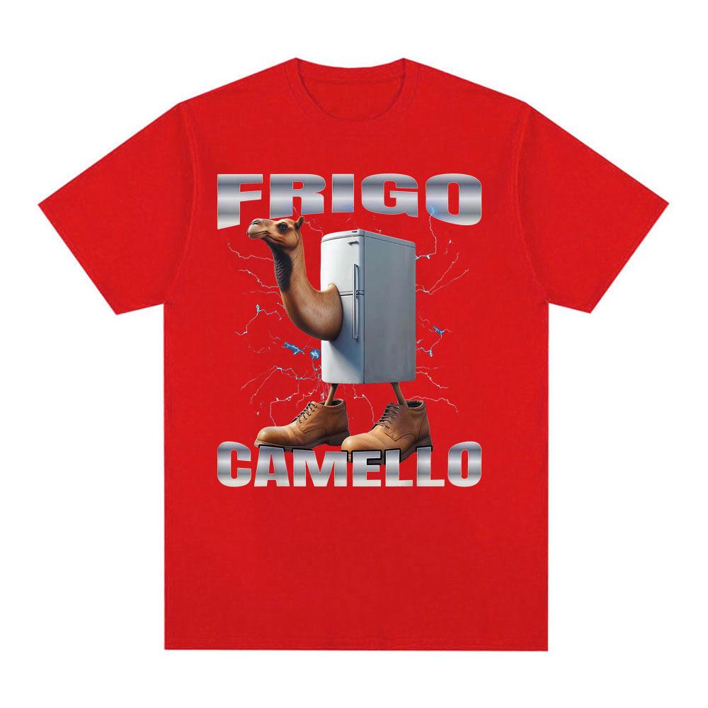 

FFrigo Camello Funny Fridge Camel Meme T Shirt Men s Harajuku Hip Hop Oversized T-shirts Unisex Summer Tops High Quality T-shirt 2XL