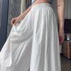 Women's Summer White Casual Lantern Wide-Leg Pants | Wutong-Style 9/10 Length Trousers