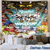 Custom Name Tapestry Cartoon Cup Tapestry, Unique Design Tapestry, Suitable for Bedroom,Livingroom, Playroom,Heartwarming Fan Holiday Gifts