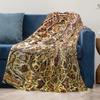 Bohemian Floral Vintage Paisley Ethnic Print Throw Blanket Sofa Bed Cover Decorative Cushion Warm Warm Fleece Blanket