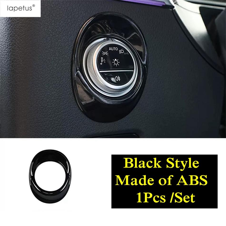 Black Seat Pillow Button Sequ / Middle AC Air Outlet / Armrest Storage Box Cover Trim Fit For Benz GLC 260 300 X254  2024 Head Light Lamp