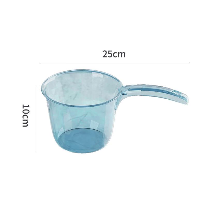 BAIWEN Transparent Plastic Water Scoops