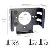 Metal Stand Durability For Mini Desktop Computer Under Desk And Screen Back Mounting Solution Space Saving