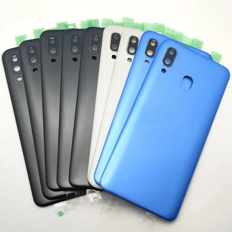 phone housing For Samsung Galaxy A40 2019 A405 SM-A405F A405DS Housing Middle Frame Back Rear  Cover Camera Lens Parts