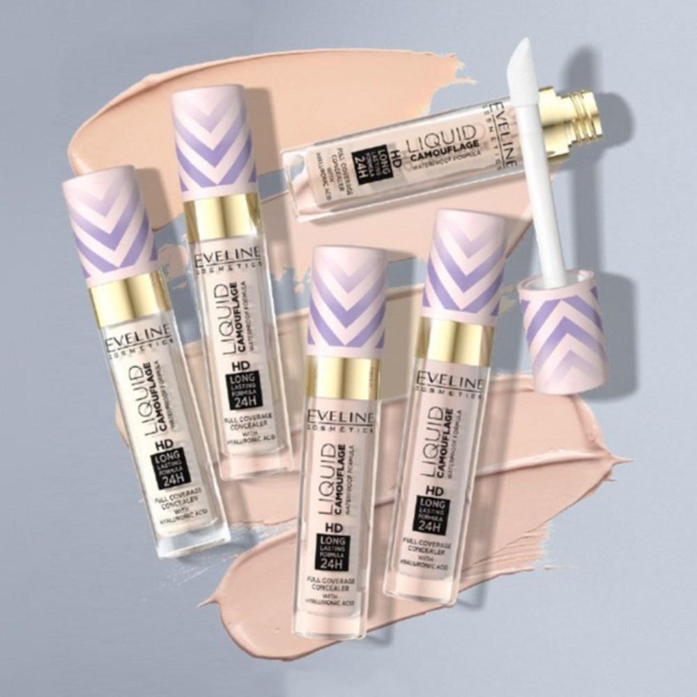 Evelyn Cosmetics Hyaluronic Acid Waterproof Concealer 7ml, 03 Soft Natural, 1 Ea.