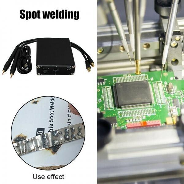 Nová užitečná 1 sada přenosných 9 převodových stupňů DIY mini bodová svářečka Sada nářadí pro bodové svařování