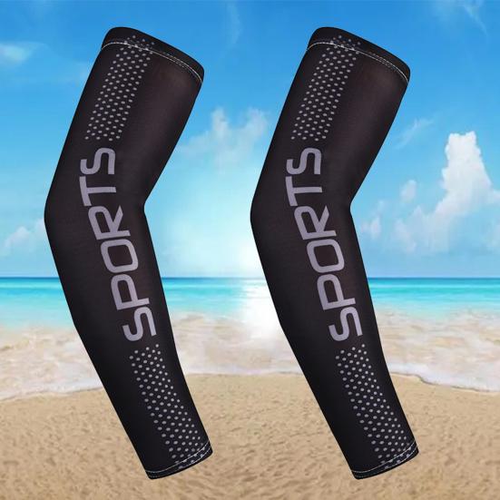 1 წყვილი თხელი მაგარი მაღალი ელასტიურობის მკლავები მამაკაცის ყინულის აბრეშუმის საცხენოსნო მზისგან დამცავი ყდის კოსტუმების აქსესუარები