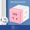 Portable Cube Power Socket With Usb Charging Ports Multiple Ac Outlets For Home Office Travel Business Trips