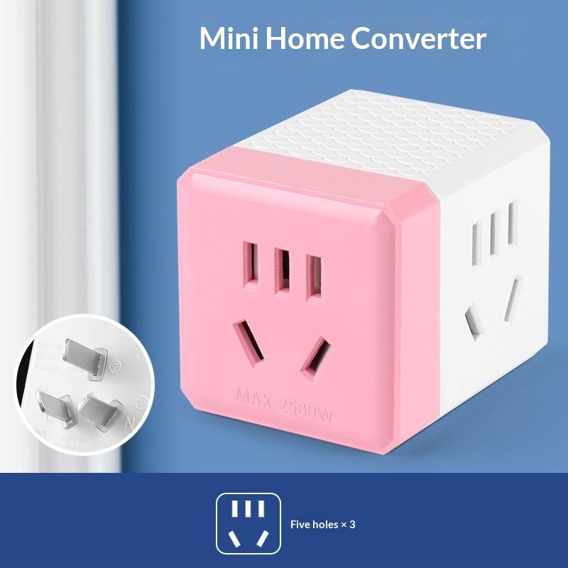 Portable Cube Power Socket With Usb Charging Ports Multiple Ac Outlets For Home Office Travel Business Trips