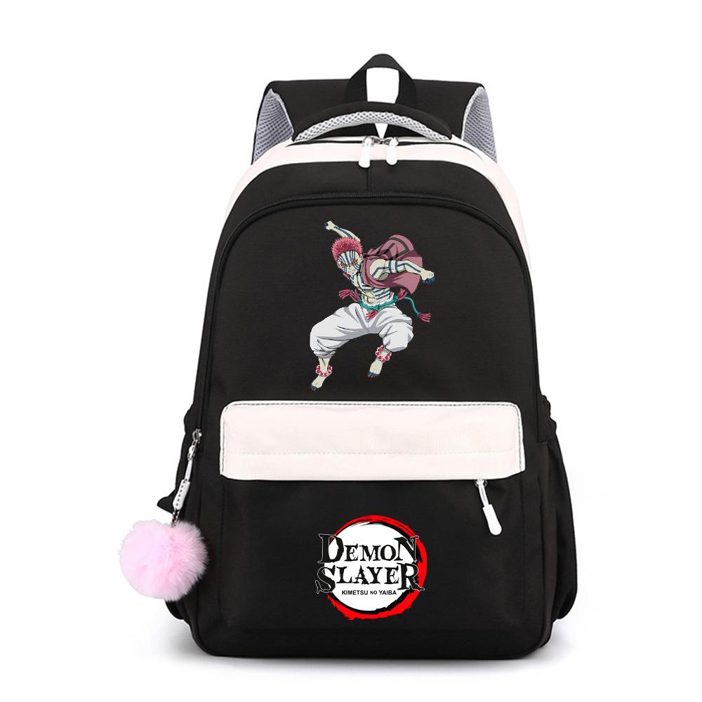 Anime Demon Slayer Printed Large Capacity Waterproof Backpack for Teenger Student Schoolbag Bookbag Gift Travel Bag