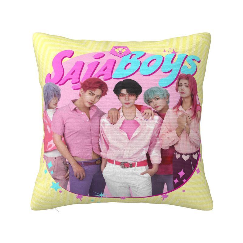 Vlastní povlak na polštář v severském stylu Kpop Hunter Demons 40x40cm Polyester Huntrix Povlak na polštář na pohovku Čtvercový povlak na polštář