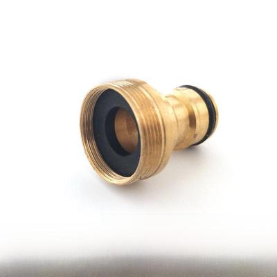 All-Copper Quick-Connect Basin Faucet Adapter, 22x23mm Threads, Soft Water Pipe Conversion Accessory