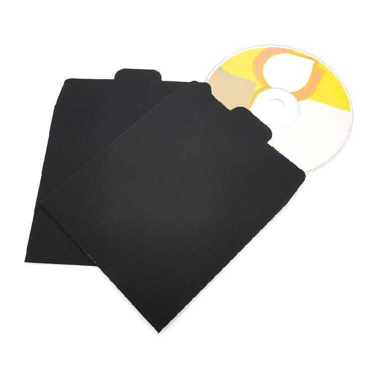 Recycled Krafts Disc Storage Sleeves 50Pcs Bulk Pack Document Organizers