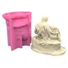 Resin Statue Molds Silicone Pieta Mold 3D Candle Making Mold Pieta Statue Epoxy Mold for Resin Casting Soap Home Decor