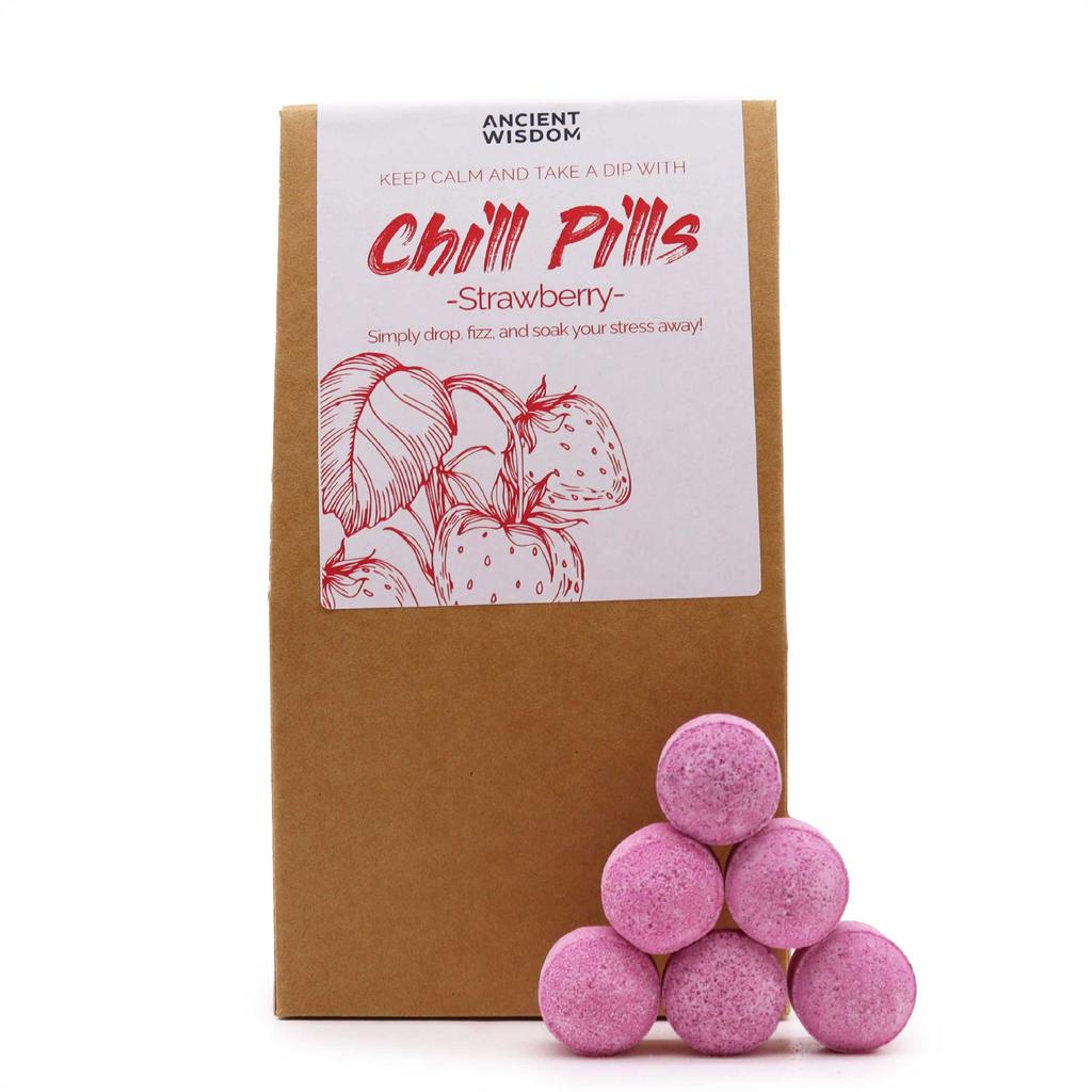 Bath Bombs Gift Set Strawberry 350g
