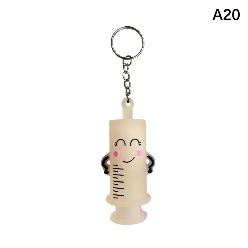 Paw Print Girl Shaped Ampoule Bottle Opener Keychain Rubber Cutter Aid Medication Vial Breaker Tool For Home Nurses And Doctors