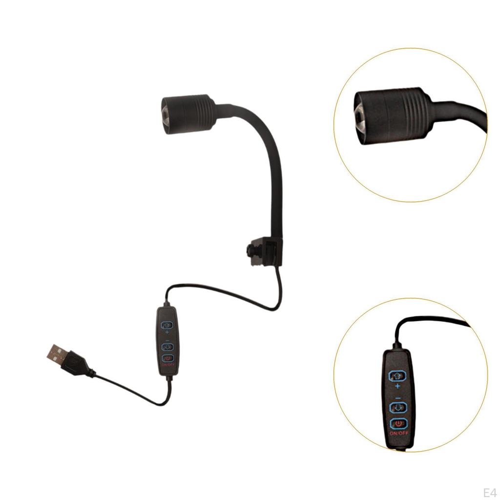 Aquarium Landschaftsbeleuchtung Becken Unterwasser Flexibler USB-Stecker Energieeffiziente LED-Leuchte