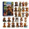 2026 Advent Calendar Highland Cow Christmas Ornament Acrylic Blind Box