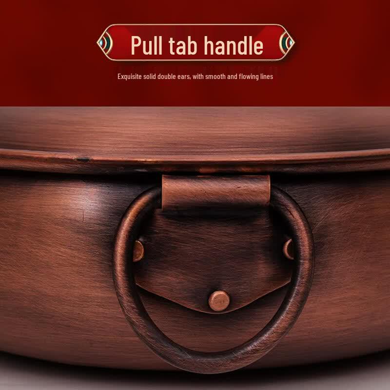 Qiwei Mini Extra-Thick Copper Dual-Flavor Hot Pot