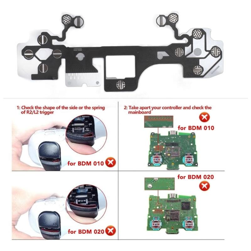 10PCS Conductive Film Repair Kit for Controller Button Responsiveness BDM 030 Version PCB Construction Easy Installation