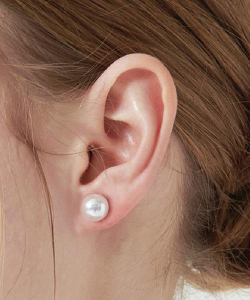 Tou Hl22 Big Pure Lovely Pearl Earrings