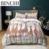 Giraffe Bettwäsche-Set, Vollgröße, Tierprint, Polyester Deckenbezug für Kinder, Jugendliche, Jungen, Mädchen, Bettwäsche