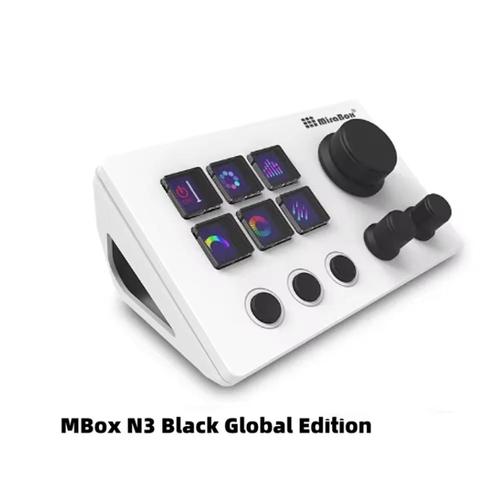 

Mirabox N3 Streamdeck Клавіатура Екран Ручка Налаштування Макро Міні-клавіатура Візуальна Настільна Консоль Для Настільного Комп ютера Подарунки білий