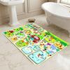 Zoo Map Living Room Nonslip Area Rug Soft Carpet For Bedroom Game Playroom Sofa Office Home Decor Doormat Christmas Gift C926431