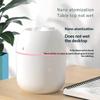 Portable Usb Ultrasonic Air Mini Humidifier Essential Oil Diffuser Car Purifier Aroma Anion Mist Maker With Led Lamp Lighting
