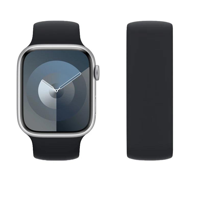 Straps for Apple Watch Band 40mm 44mm 45mm 41mm 46 mm 49mm 42mm Elastic Solo loop bracelet iWatch series 3 SE 6 7 8 9 10 ultra 2