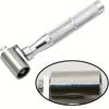 1Pc 40mm Stainless Steel Flat Wheel Joint Smoother Roller for DIY Home Decor and Wallpaper Sealing Precision Application Roller