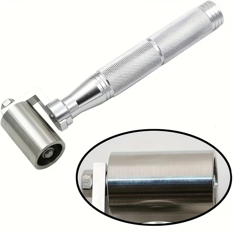 1Pc 40mm Stainless Steel Flat Wheel Joint Smoother Roller for DIY Home Decor and Wallpaper Sealing Precision Application Roller