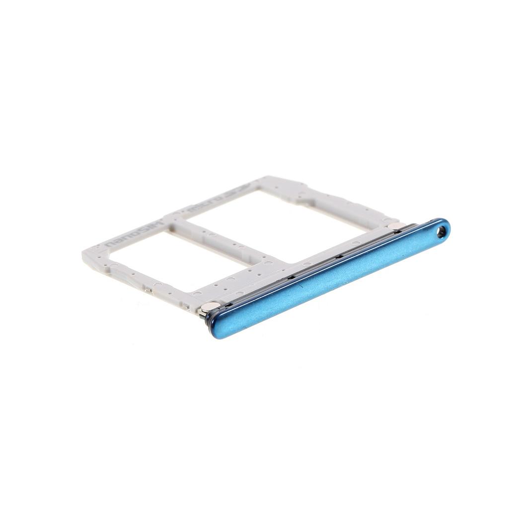 

SIM Card+Micro SD Card Tray Holder Replacement for LG K40 Baby Blue
