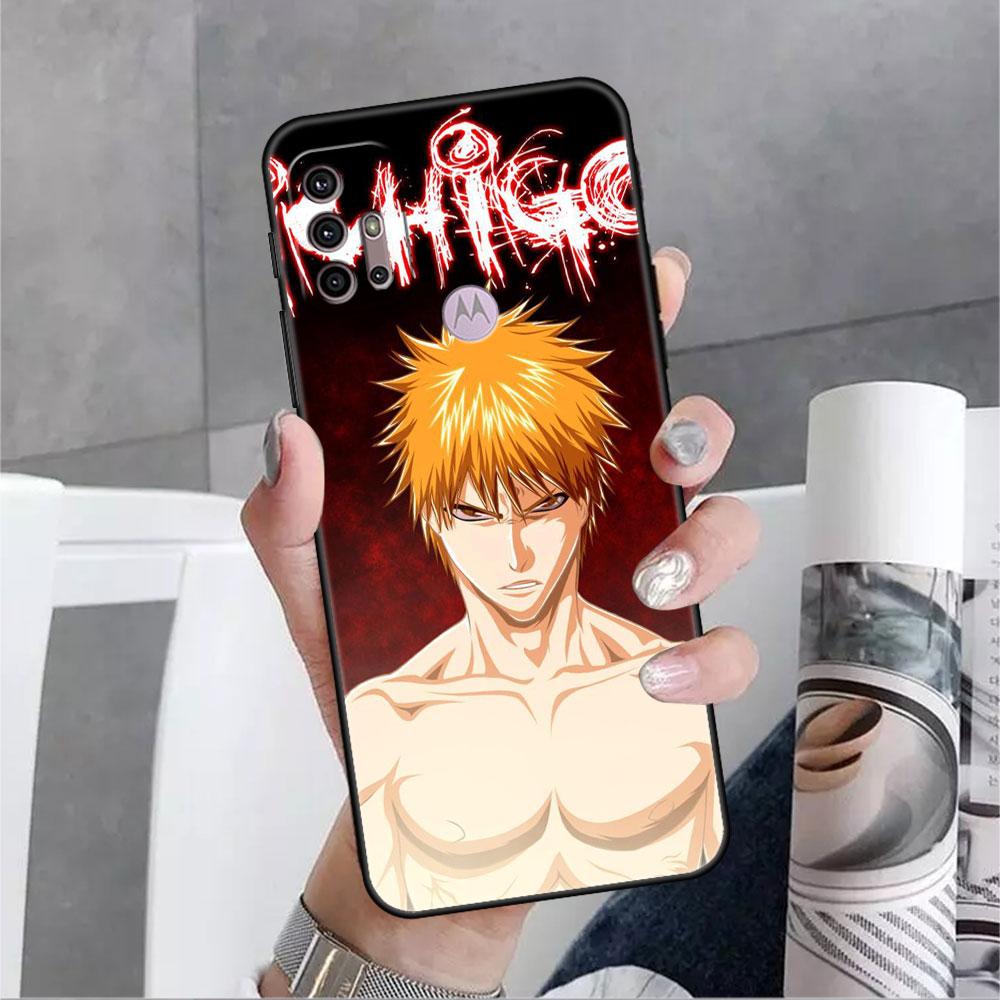 Case For Motorola G60 G30 G22 Edge 20 Lite G31 One Fusion G9 G8 G60s G51 G71 G52 G200 G50 TPU Phone Cover Kurosaki Ichigo Bleach