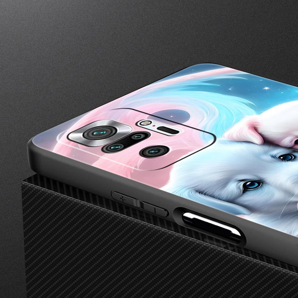Cute Little Dog Phone Case Cover for Redmi 14C 10C Note 15 14 13 12 10 11 K40 Pro Plus 5G Shockproof Soft TPU Shell Fundas Bags