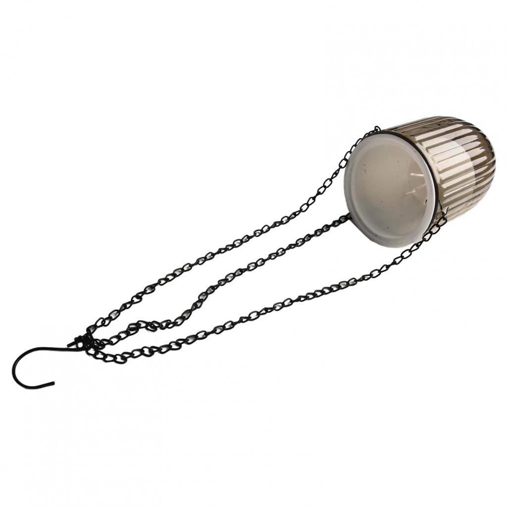 Outdoor Hanging Basket Flowerpot with Cotton Rope Self Watering System