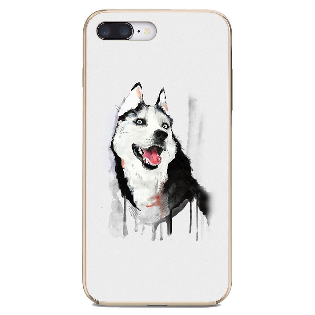For Xiaomi Mi3 Mi4 Mi5 Mi6 Mi 9 Lite 11t 10 10t 11 Lite Redmi Note Pro Ultra TPU Covers Husky Dog