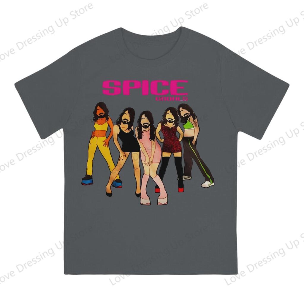 100 Cotton Tshirt Spice Grohls T Shirt Unisex Dave Grohlrock Pop Parody Funny Summer Coolness Street Short Sleeve Top S6xl